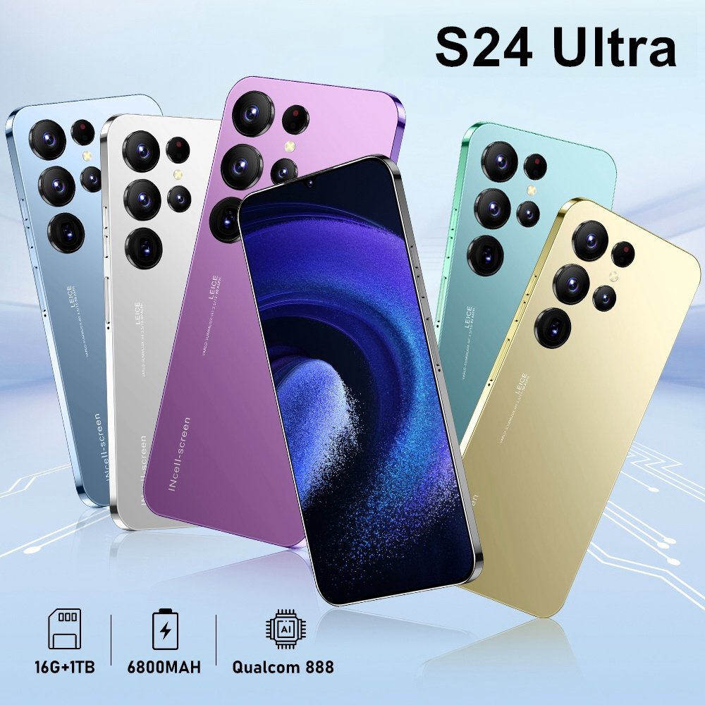2024 Original s24 ultra phone Smartphone 16+1TB Mobile Phone Cell Gaming Phone 5G smartphone 3G&4G smartphone